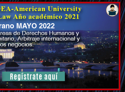 Convocatoria de becas OEA-American University Washington College of Law Año académico 2021 (Registro)